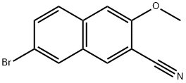 7-bromo-3-methoxynaphthalene-2-carbonitrile Structure