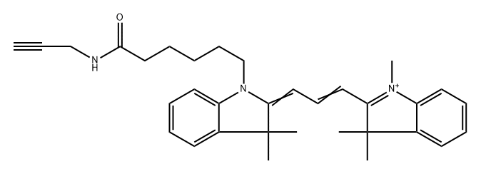 Cyanine3-炔烃, 1902918-31-3, 结构式