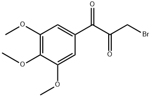 3-Bromo-1-(3,4,5-trimethoxyphenyl)propane-1,2-dione Structure