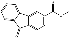 9H-Fluorene-3-carboxylic acid, 9-oxo-, methyl ester Structure