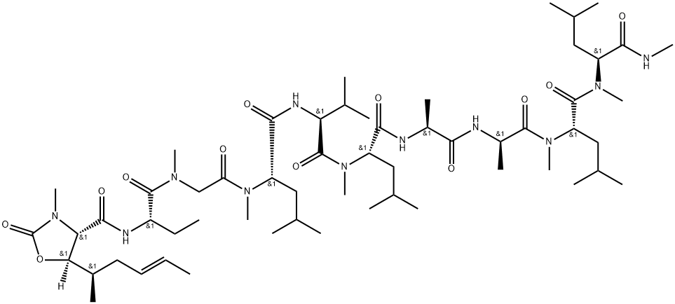 Cyclosporin Impurity 28 (005-95) Structure