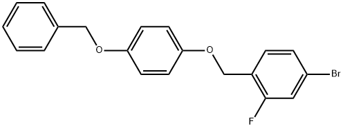 1-[(4-Bromo-2-fluorophenyl)methoxy]-4-(phenylmethoxy)benzene Structure