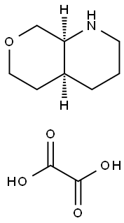 rac-(4aR,8aR)-octahydro-1H-pyrano[3,4-b]pyridine, oxalic acid, cis 结构式