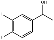 Benzenemethanol, 4-fluoro-3-iodo-α-methyl-,1909313-55-8,结构式