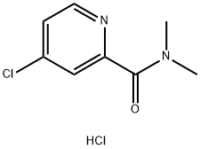 4-chloro-n,n-dimethylpyridine-2-carboxamide hydrochloride 化学構造式
