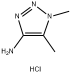 Dimethyl-1H-1,2,3-triazol-4-amine dihydrochloride 结构式