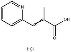 2-methyl-3-(pyridin-2-yl)prop-2-enoic acid hydrochloride Struktur