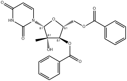 ((2R,3R,4S,5R)-3-(苯甲酰基氧基)-5-(2,4-二氧代-3,4-二氢嘧啶-1(2H)-基)-4-羟基-4-甲基四氢呋喃-2-吡啶-3-基)苯甲酸甲酯,1910099-11-4,结构式