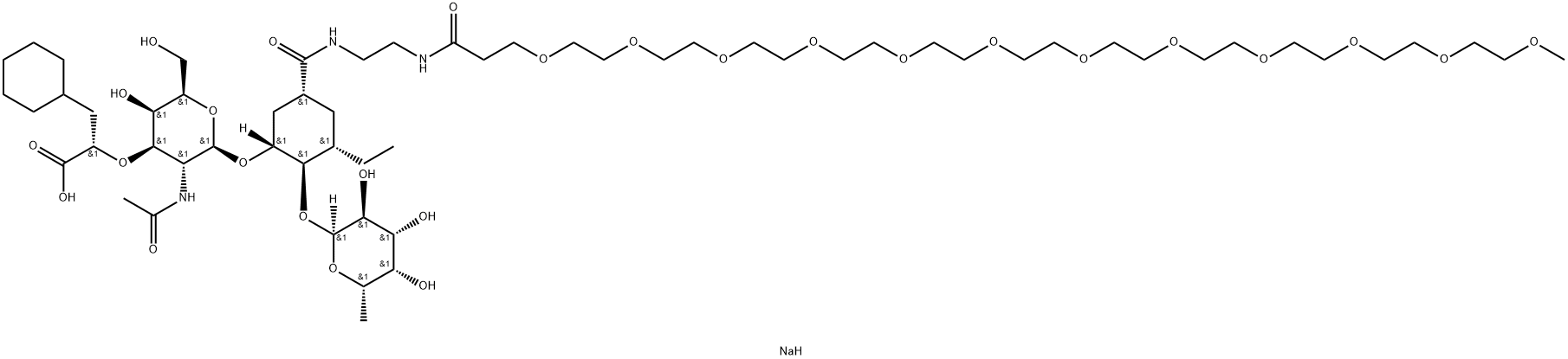 Uproleselan sodium) Structure