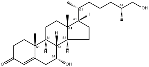 7α,27-dihydroxy-4-cholesten-3-one Structure