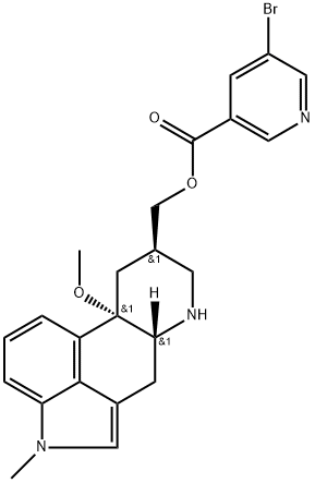 尼麦角林杂质H 结构式