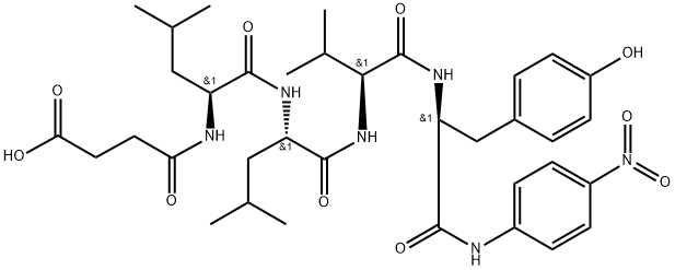 SUC-LEU-LEU-VAL-TYR-PNA, 1926163-44-1, 结构式