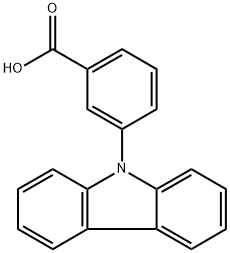 3-(9H-carbazol-9-yl)benzoic acid Structure