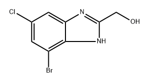 (4-bromo-6-chloro-1H-benzo[d]imidazol-2-yl)methanol,1928816-56-1,结构式