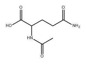 L-Glutamine,  N2-acetyl-,  radical  ion(1-)  (9CI) Struktur