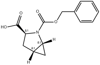 (1R,3S,5R)-2-((benzyloxy)carbonyl)-2-azabicyclo[3.1.0]hexane-3-carboxylic acid Structure
