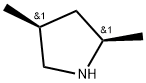 (2R)-2α,4β-Dimethylpyrrolidine Struktur