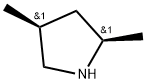 (2R)-2α,4β-Dimethylpyrrolidine Structure