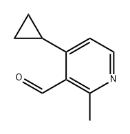 4-cyclopropyl-2-methylnicotinaldehyde 结构式