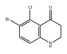 6-bromo-5-chloro-2,3-dihydroquinolin-4(1H)-one 结构式