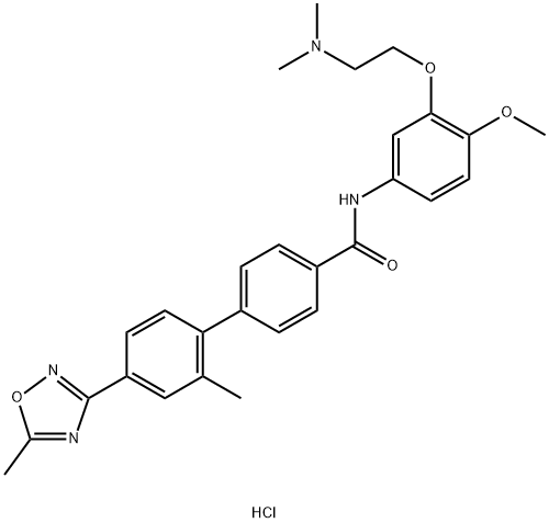 SB216641 HYDROCHLORIDE, 193611-67-5, 结构式