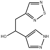 1,2,5-Thiadiazole-3-ethanol, α-1H-pyrazol-4-yl-|