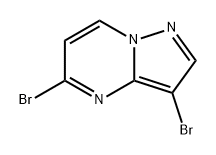 3,5-dibromopyrazolo[1,5-a]pyrimidine 结构式