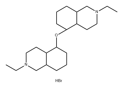 Isoquinoline, 5,5'-oxybis[2-ethyldecahydro-, dihydrobromide (7CI,8CI) Structure