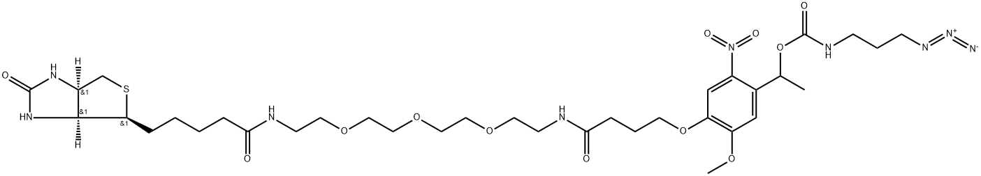 PC BIOTIN-PEG3-AZIDE 结构式