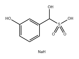 Benzenemethanesulfonic acid, α,3-dihydroxy-, monosodium salt