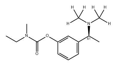 2H6]-卡巴拉汀草酸盐 结构式