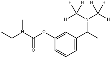 [2H6]-(±)-卡巴拉汀 结构式