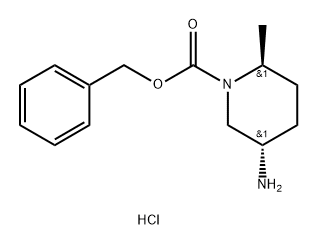Trans-Benzyl 5-Amino-2-Methylpiperidine-1-Carboxylate Hydrochloride(WX601408) Struktur
