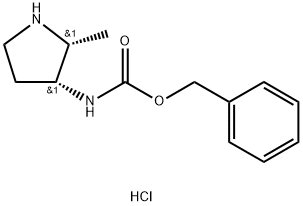 Cis-Benzyl (2-Methylpyrrolidin-3-Yl)Carbamate Hydrochloride(WX601092) Struktur