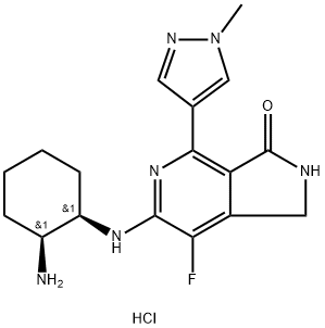 TAK-659 (hydrochloride) 化学構造式