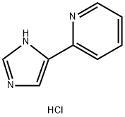 2-(1H-imidazol-4-yl)pyridine HCl, 1955493-40-9, 结构式