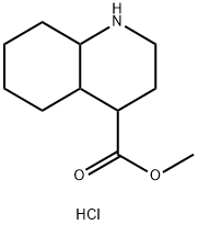 十氢喹啉-4-羧酸甲酯盐酸盐,1955547-71-3,结构式