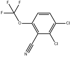 Benzonitrile, 2,3-dichloro-6-(trifluoromethoxy)- Structure