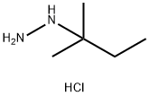 Hydrazine, (1,1-dimethylpropyl)-, hydrochloride (1:2) 结构式
