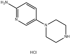 5-(Piperazin-1-yl)pyridin-2-amine hydrochloride Structure