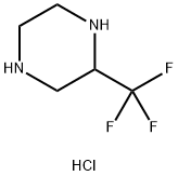 2-(三氟甲基)哌嗪盐酸盐,1956341-90-4,结构式