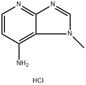 1-Methyl-1H-imidazo[4,5-b]pyridin-7-amine hydrochloride 结构式