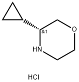 Morpholine, 3-cyclopropyl-, hydrochloride,(3R)-|