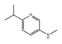 6-isopropyl-N-methylpyridin-3-amine 结构式