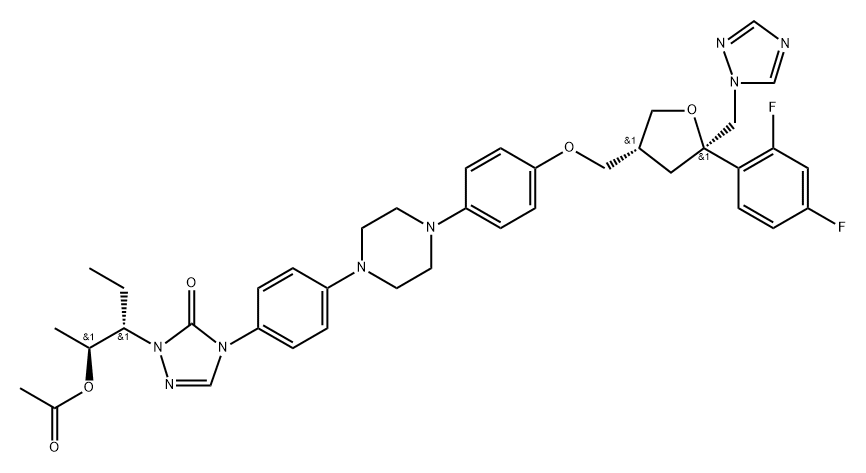 Posaconazole Impurity 57 化学構造式