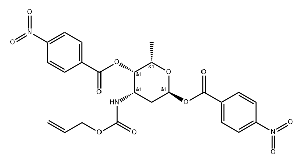 L-道诺胺糖苷, 196512-07-9, 结构式