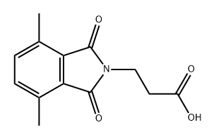 3-(4,7-二甲基-1,3-二氧代异吲哚啉-2-基)丙酸,1972261-54-3,结构式
