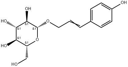 3-(4-Hydroxyphenyl)-2-propenyl β-D-glucopyranoside Structure