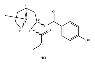 P-HYDROXYCOCAINE HYDROCHLORIDE SOLUTION, 197771-77-0, 结构式