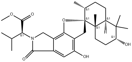 Stachartin C 化学構造式